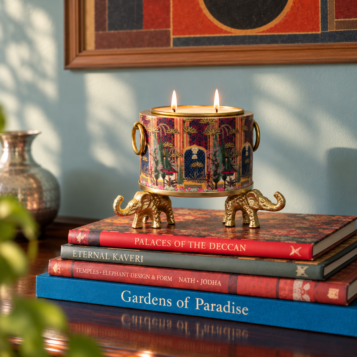 MEHFIL CANDLE 2.0 WITH ELEPHANT STAND