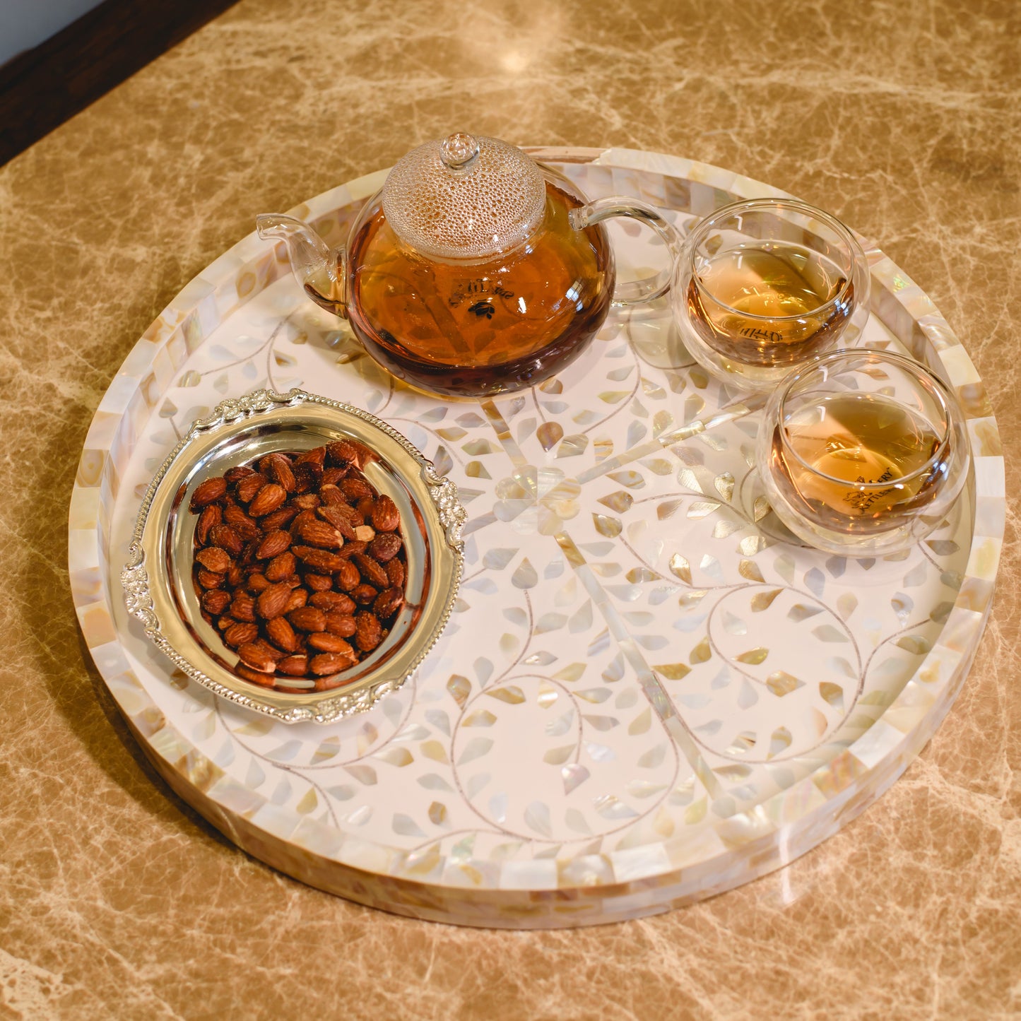 MOTHER OF PEARL INLAY TRAY