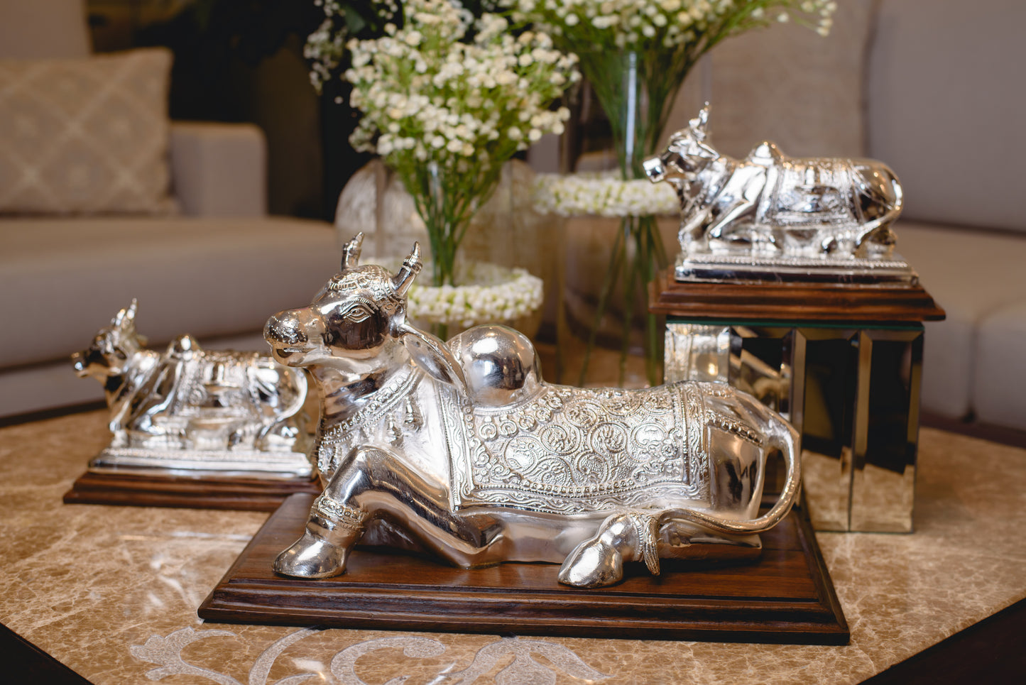 LIMITED EDITION: SILVER PLATED NANDI (LARGE)