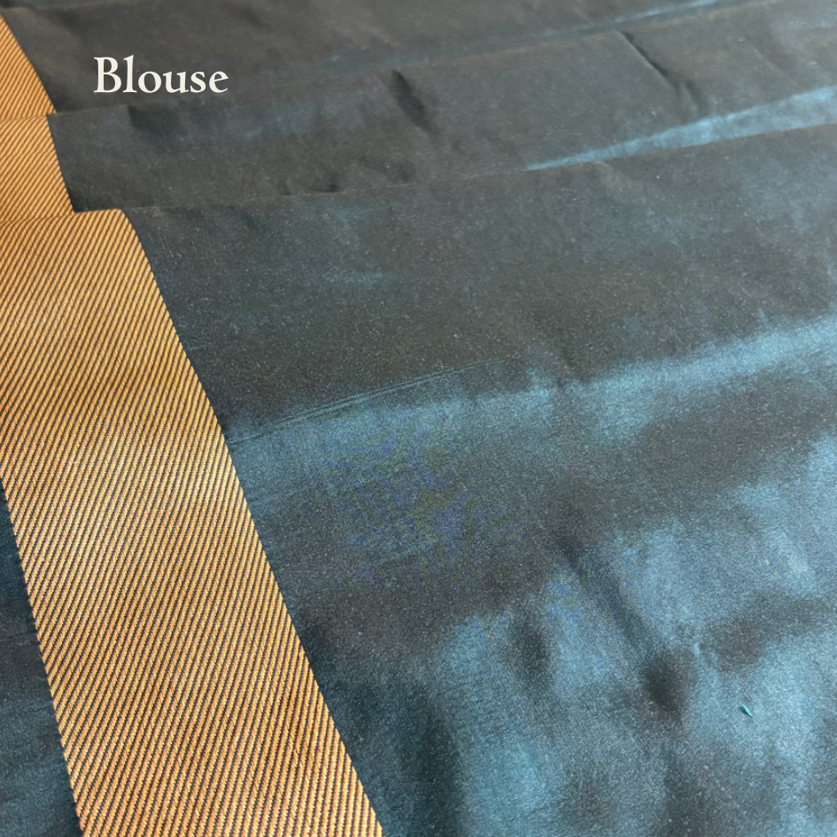 BANARAS GHAT BANARASI KATAN SILK SAREE (GREEN)