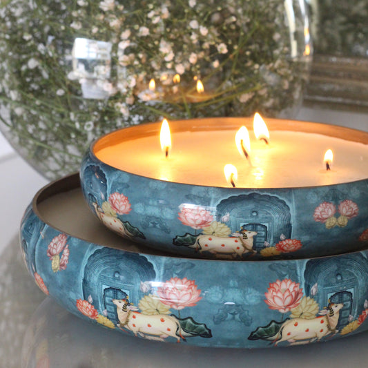 PICHWAI CANDLE URLI (8")