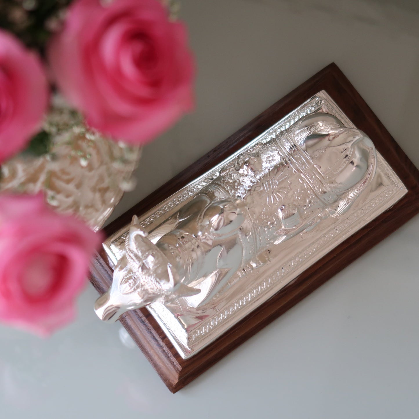 SMALL NANDI (SILVER PLATED)