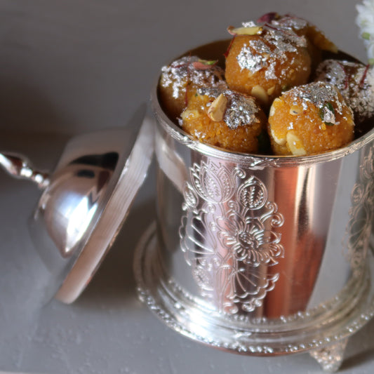 DRY FRUIT BOX (SILVER PLATED)