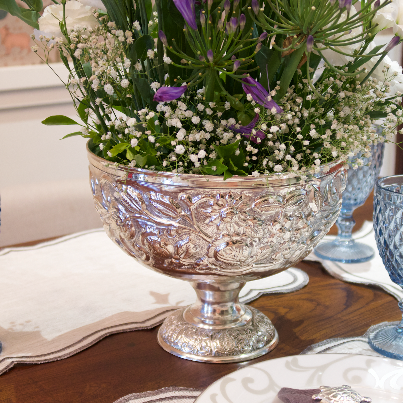 NARGIS SILVER VASE