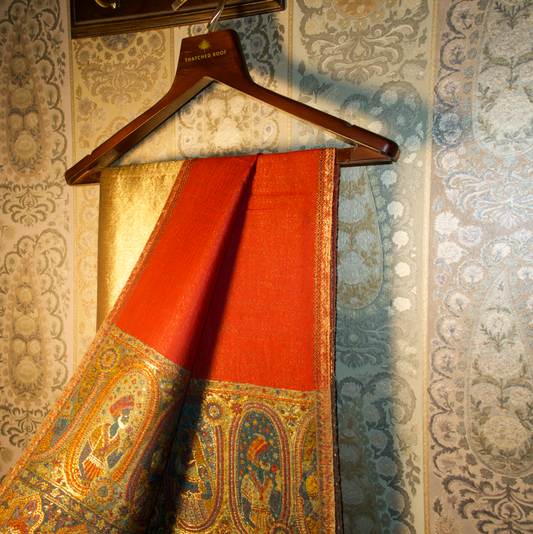 LIQUID GOLD: PERSIA SHAWL (ROYAL RED)