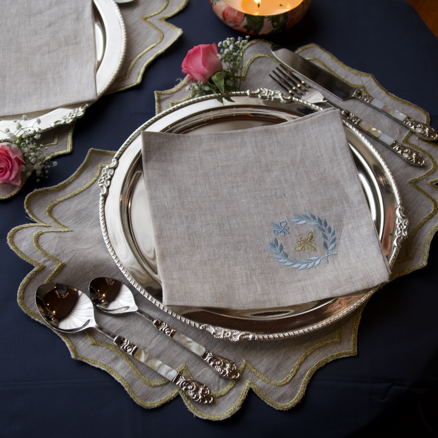 BEE TABLE NAPKINS (SET OF 6)
