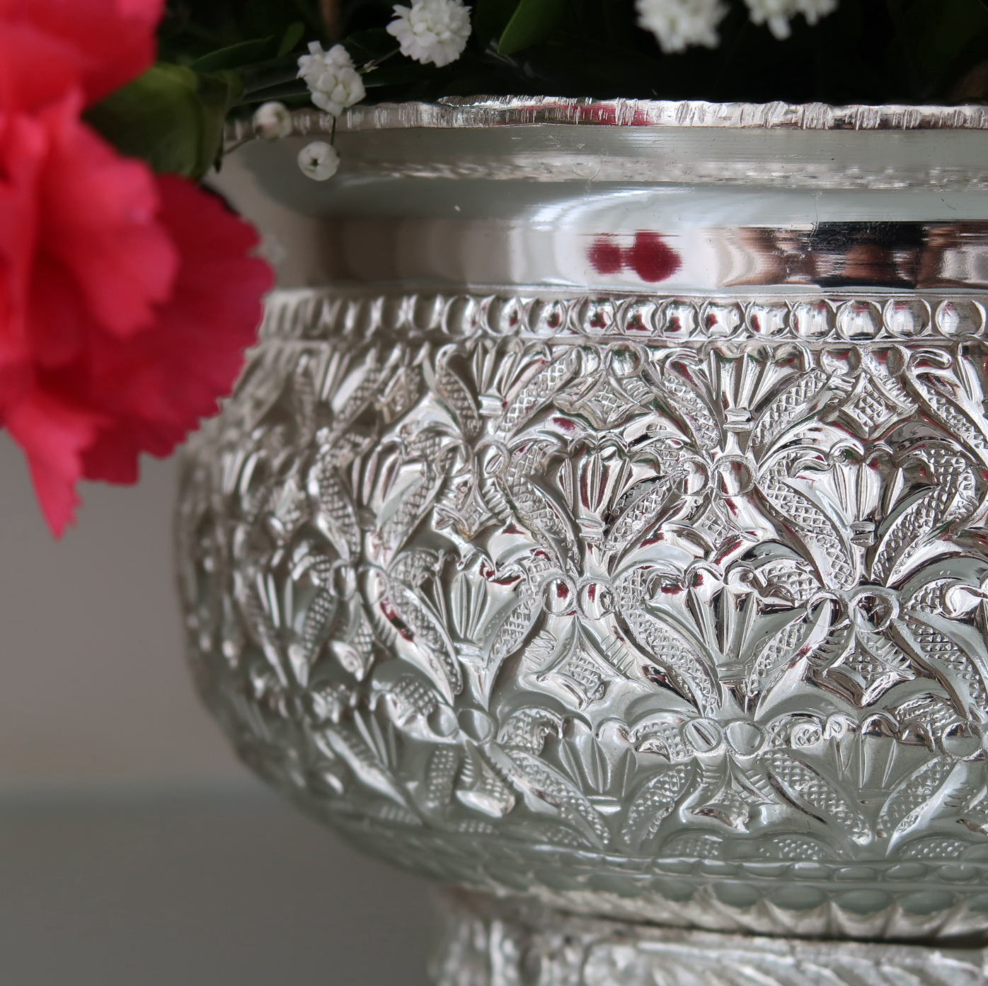CHARBAGH SILVER-PLATED URLI