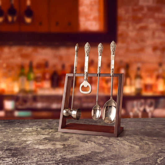 MOTHER OF PEARL BAR TOOL SET