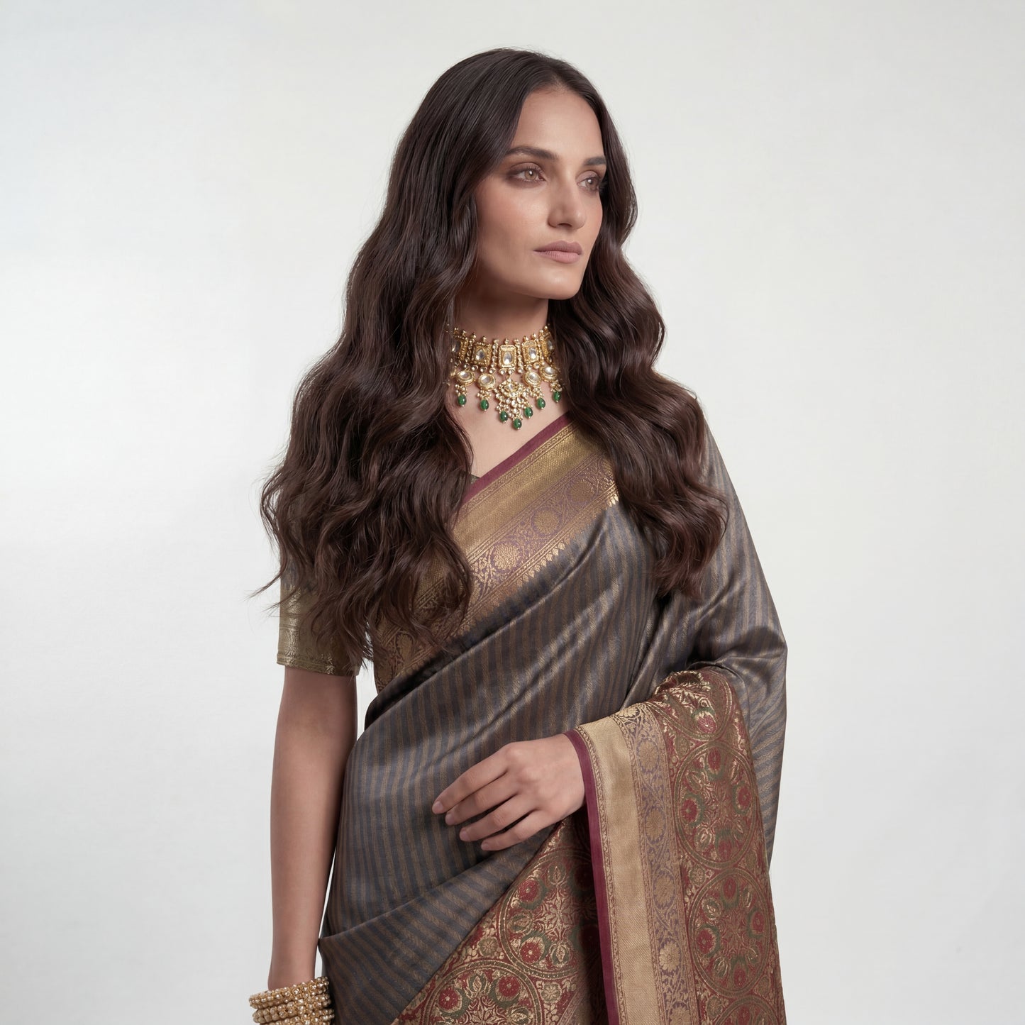 MODERN HEIRLOOM PURE BANARASI SAREE