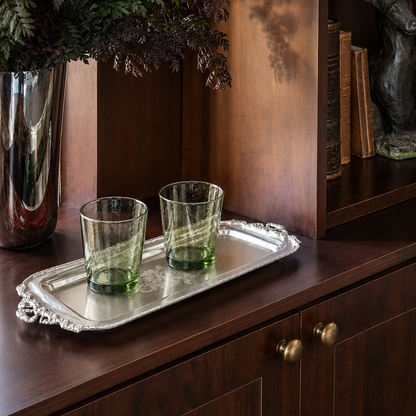 AMANBAGH MATT SILVER TRAY