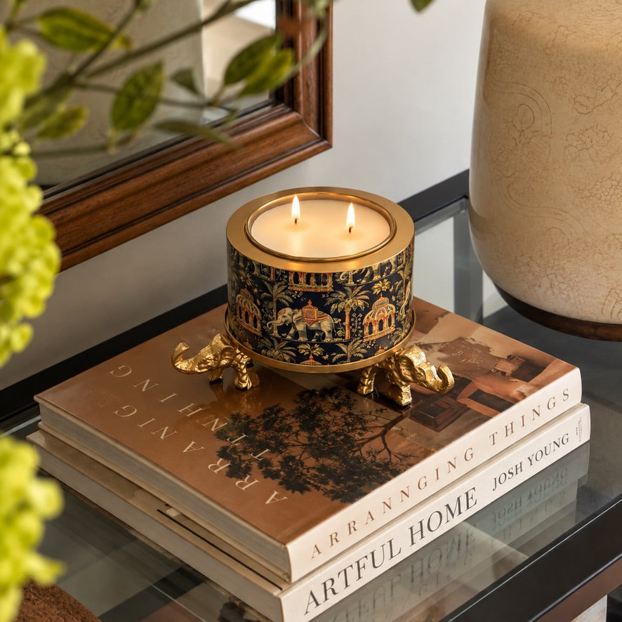 RAJVILLAS CANDLE 2.0 WITH ELEPHANT STAND