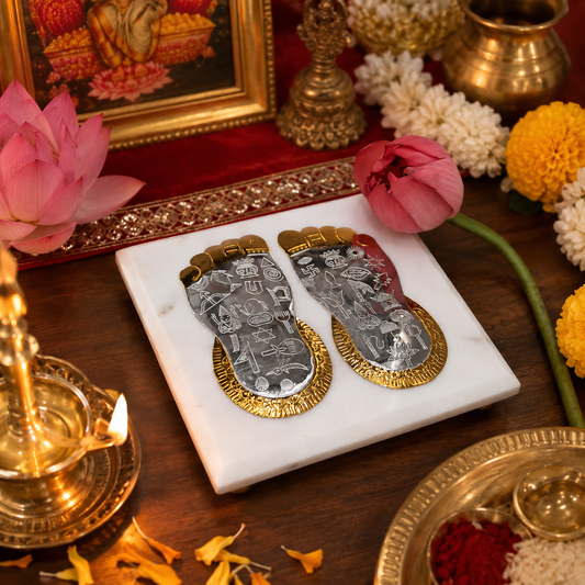 MARBLE LAXMI CHARAN PAADUKA