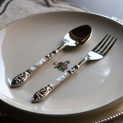 MOTHER OF PEARL DINNER FORKS (SET OF 6)