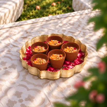 LOTUS TRAY (SET OF 3) (DISTRESSED)
