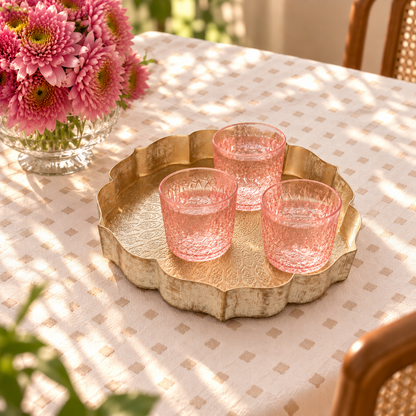 LOTUS TRAY (SET OF 3) (DISTRESSED)