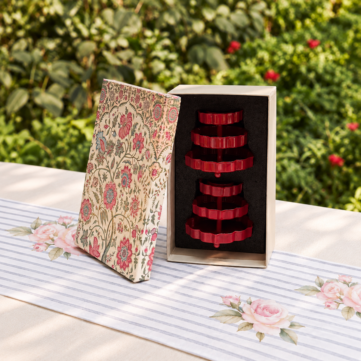 AJMER TEALIGHT TOWER (SET OF 2)