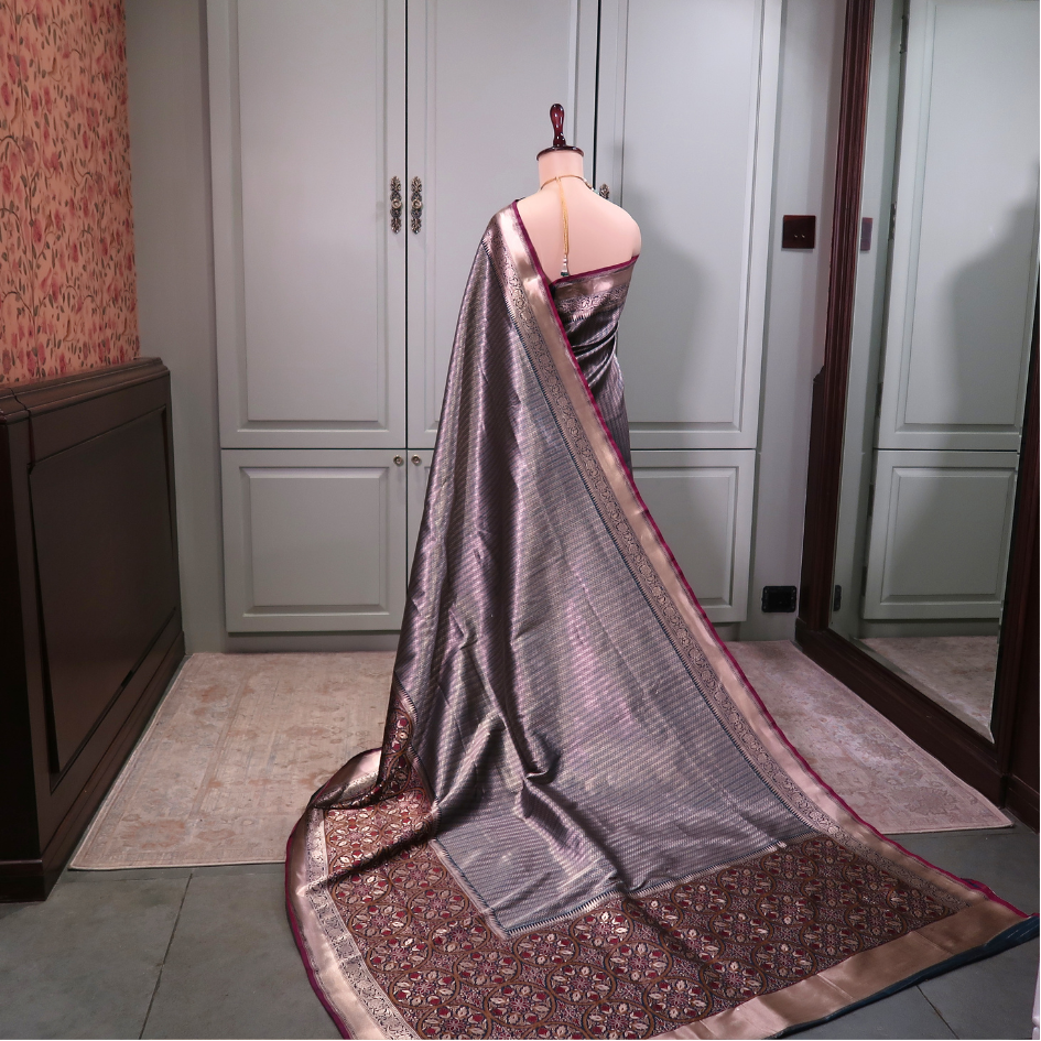 MODERN HEIRLOOM PURE BANARASI SAREE