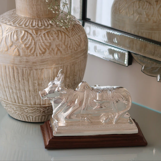 SMALL NANDI (SILVER PLATED)