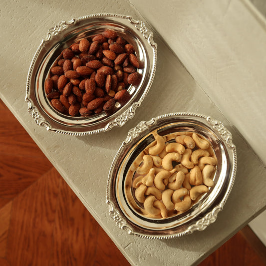 SILVER PLATED OVAL TRAY