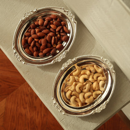 SILVER PLATED OVAL TRAY