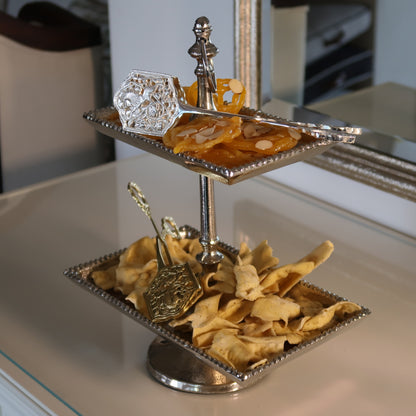 2-TIER DESSERT STAND