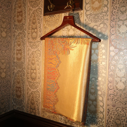 LIQUID GOLD: MEHR SHAWL (CREAM BEIGE)