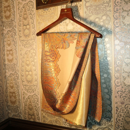 LIQUID GOLD: MEHR SHAWL (CREAM BEIGE)