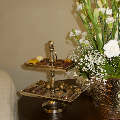 2-TIER DESSERT STAND