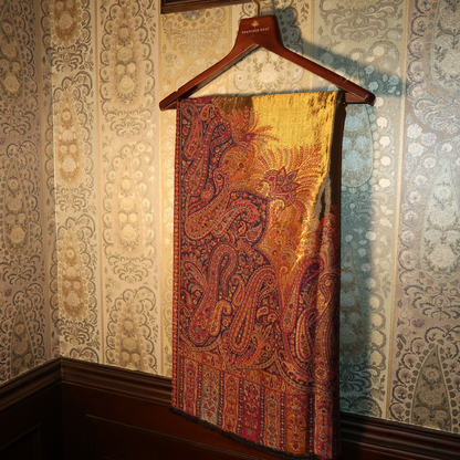 LIQUID GOLD: MEHR SHAWL (MIDNIGHT BLUE)