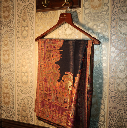 LIQUID GOLD: SHEESH MAHAL (NAVY BLUE)
