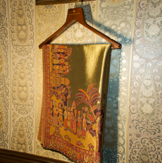 LIQUID GOLD: SHEESH MAHAL (NAVY BLUE)