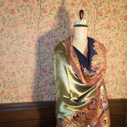 LIQUID GOLD: SHEESH MAHAL (NAVY BLUE)