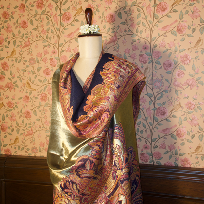 LIQUID GOLD: SHEESH MAHAL (NAVY BLUE)