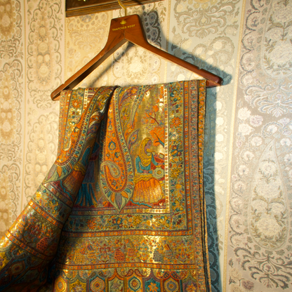 LIQUID GOLD: NAZAQAT SHAWL (BLACK)