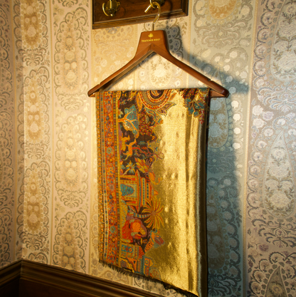 LIQUID GOLD: NAZAQAT SHAWL (BLACK)