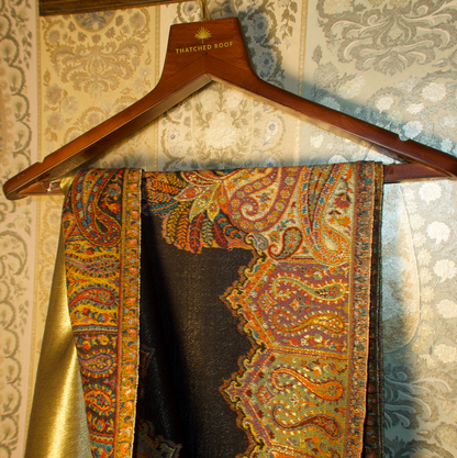 LIQUID GOLD: MEHR SHAWL (BLACK)