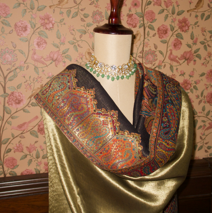 LIQUID GOLD: MEHR SHAWL (BLACK)