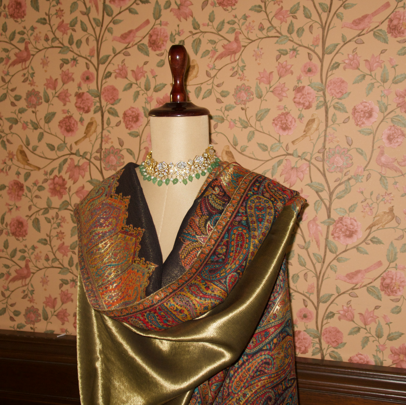 LIQUID GOLD: MEHR SHAWL (BLACK)