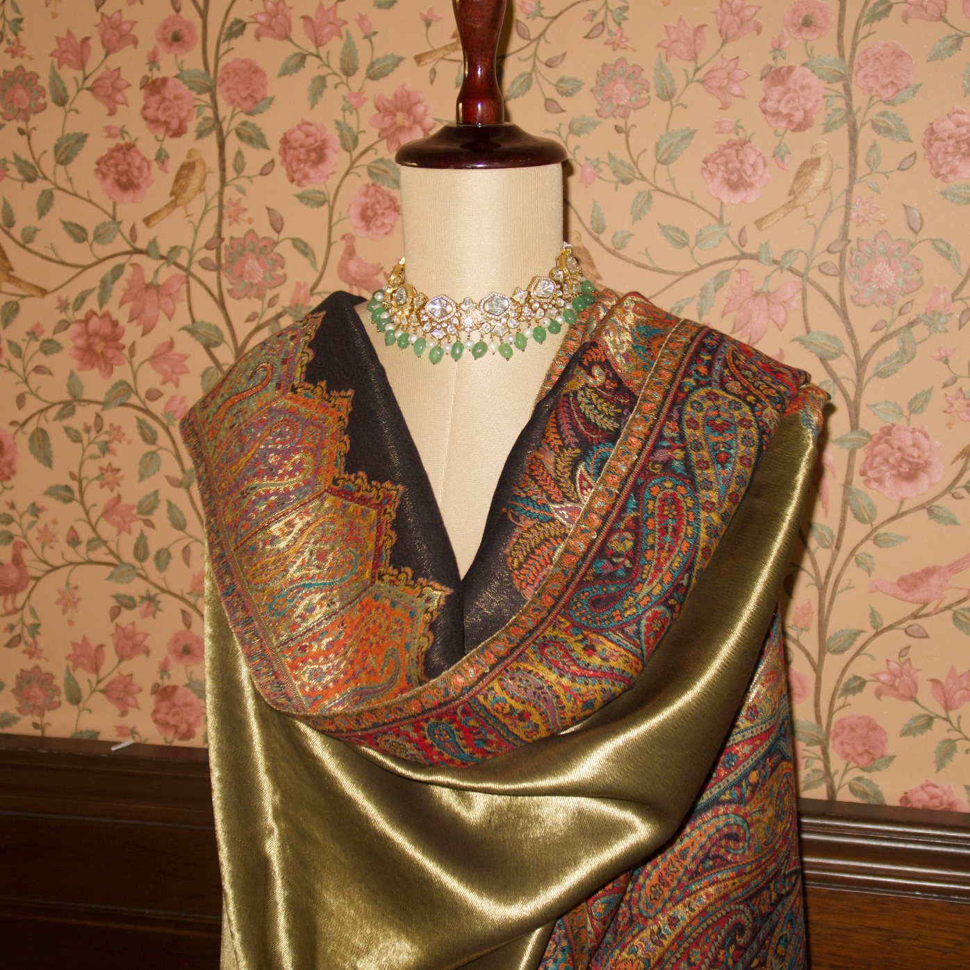 LIQUID GOLD: MEHR SHAWL (BLACK)