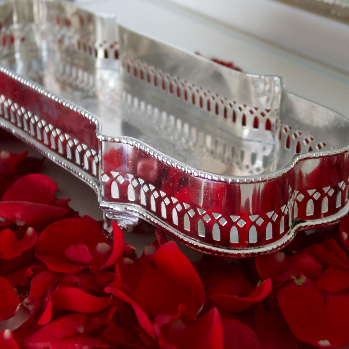 JASMINE TRAY (SILVER PLATED)
