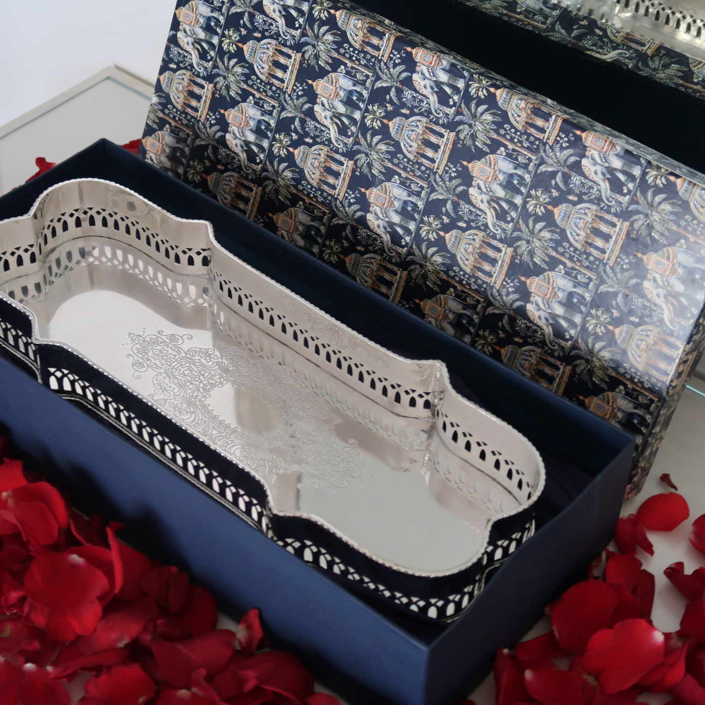 JASMINE TRAY (SILVER PLATED)
