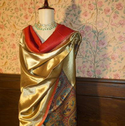 LIQUID GOLD: PERSIA SHAWL (ROYAL RED)