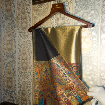 LIQUID GOLD: PERSIA SHAWL (BLACK)