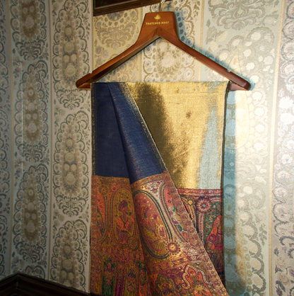 LIQUID GOLD: PERSIA SHAWL (NAVY BLUE)