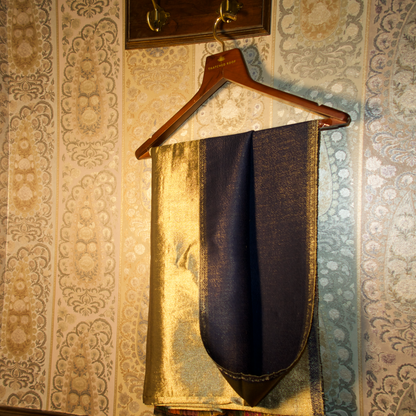 LIQUID GOLD: PERSIA SHAWL (NAVY BLUE)