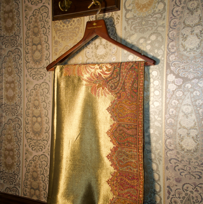 LIQUID GOLD: MEHR SHAWL (GREEN)