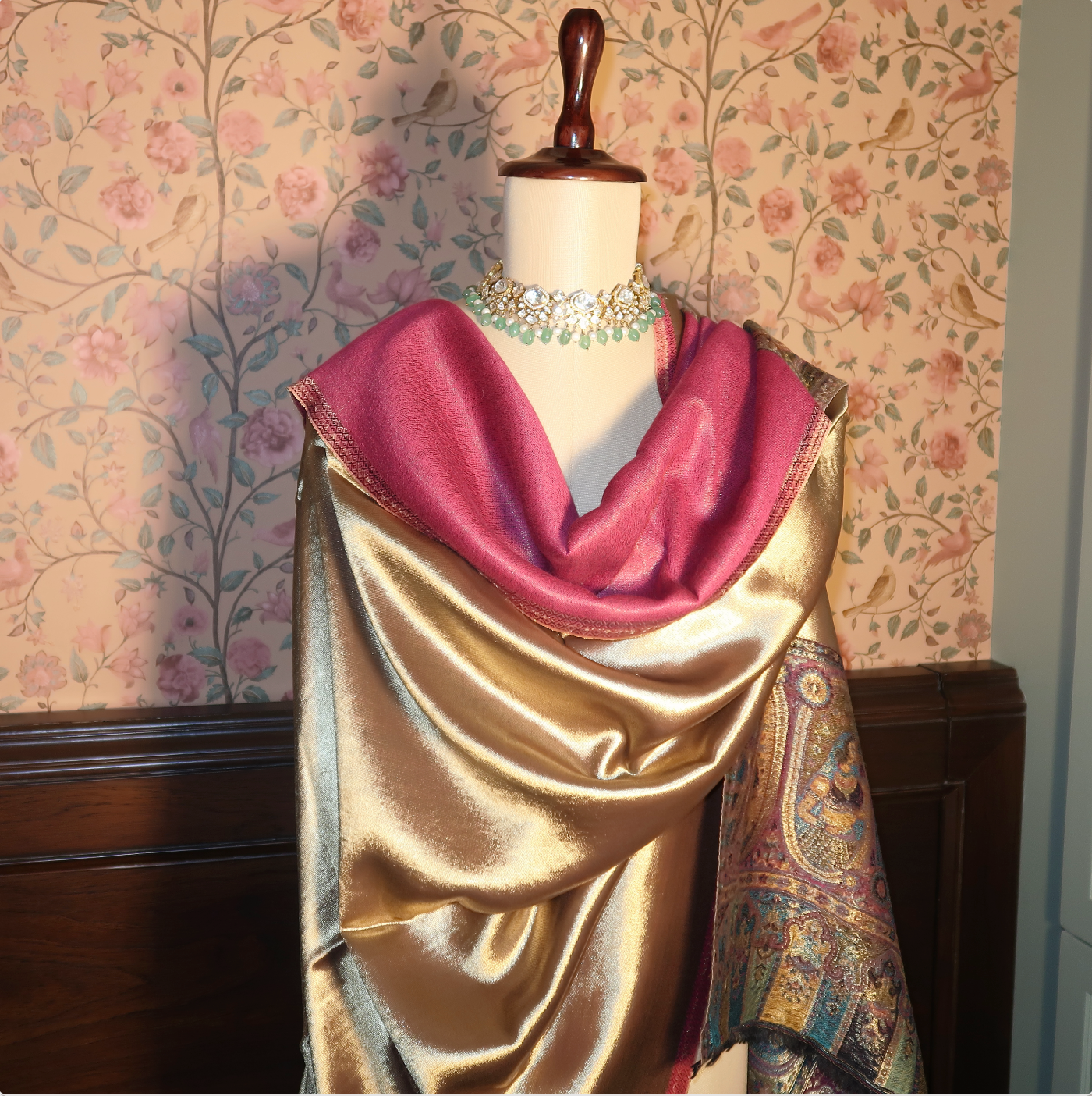 LIQUID GOLD: PERSIA SHAWL (RANI PINK)