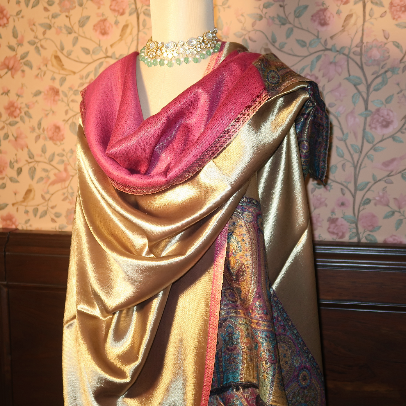 LIQUID GOLD: PERSIA SHAWL (RANI PINK)