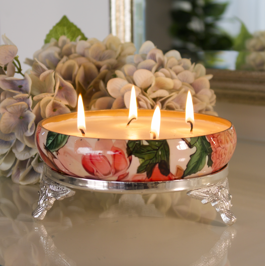 GULAAB CANDLE URLI (8") (WITH STAND)