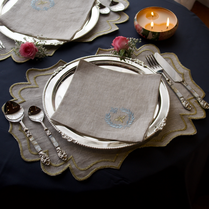 BEE TABLE NAPKINS (SET OF 6)